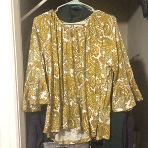 Michael kors bell sleeve top